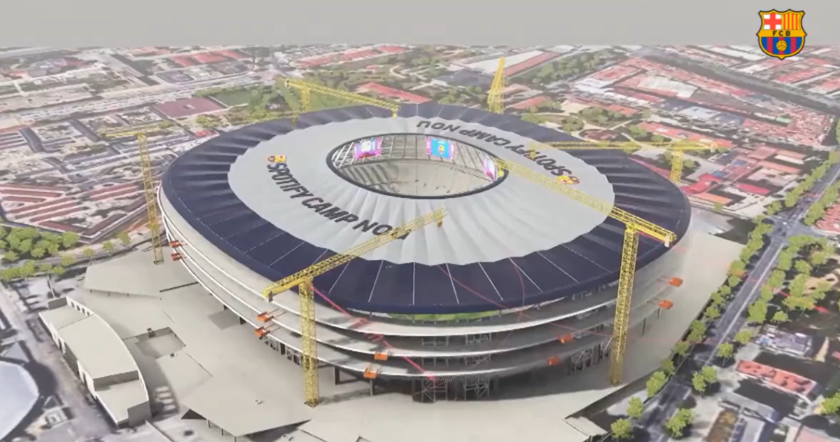 ¿Mejor que el Bernabéu? El Barcelona muestra cómo va a quedar el nuevo Camp Nou y cuándo estaría finalizado