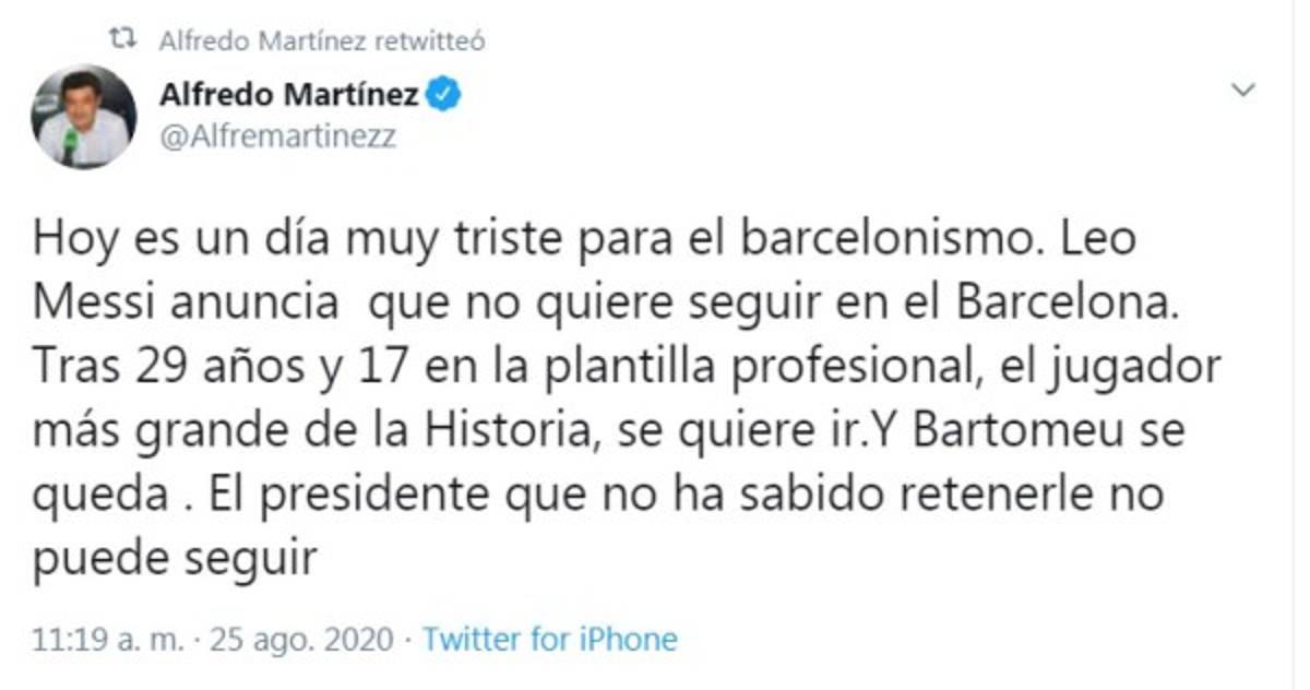 ''Le tocaron a Suárez y hoy avisa que se quiere ir del Barcelona'': la reacción de los periodistas ante la eventual marcha de Messi