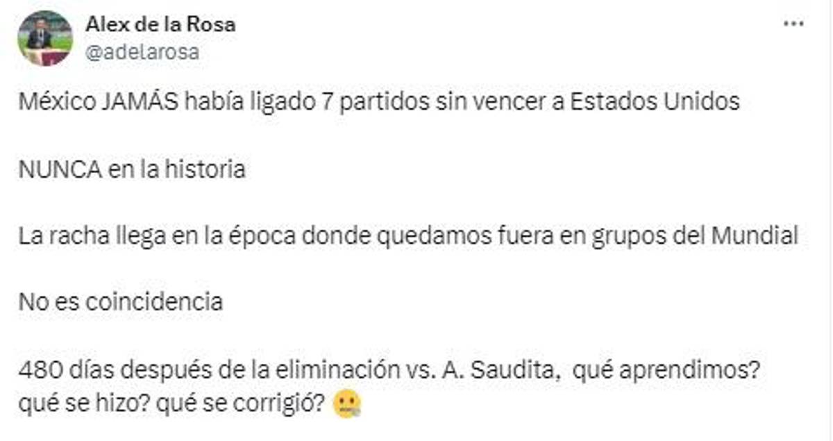 Faitelson señala los culpables: lo que dice la prensa de México luego de caer ante Estados Unidos en Liga de Naciones