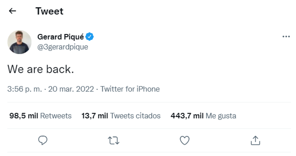 El ‘temible’ mensaje de Piqué y dardo de Aubameyang: así reaccionaron los jugadores del Barça tras golear al Real Madrid