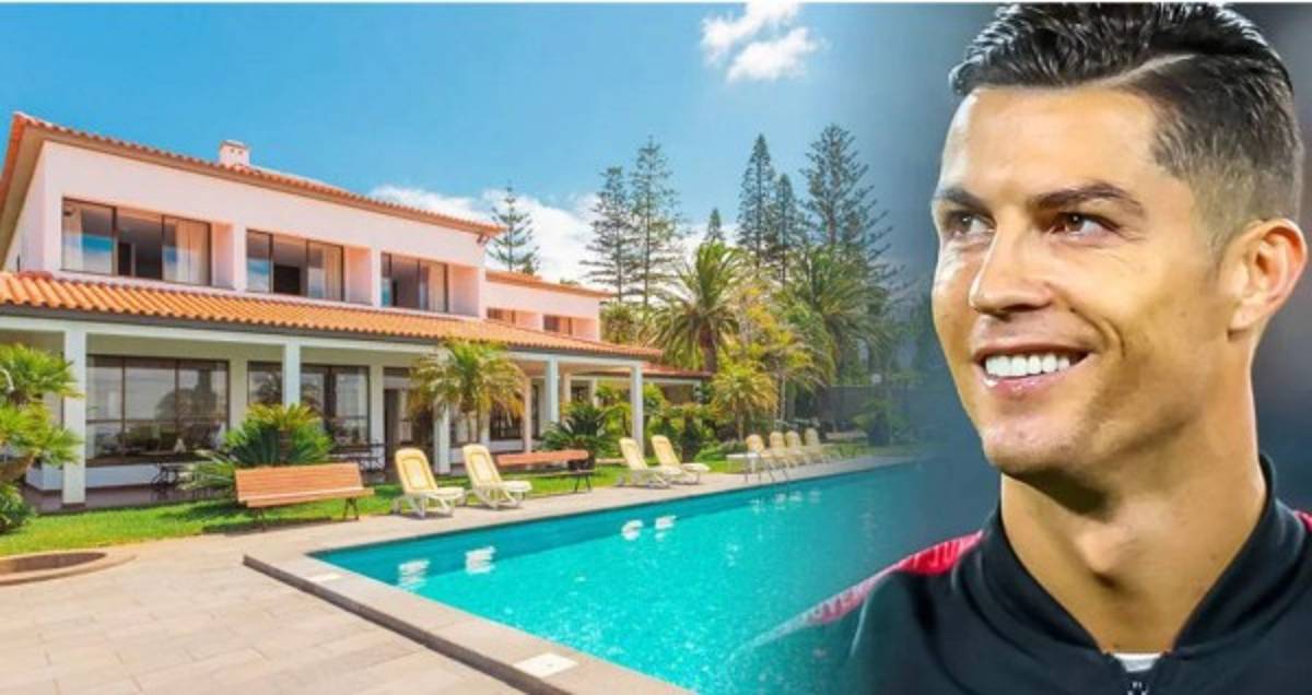 ¡El paraíso! Así la nueva mansión que alquiló Cristiano Ronaldo para la cuarentena