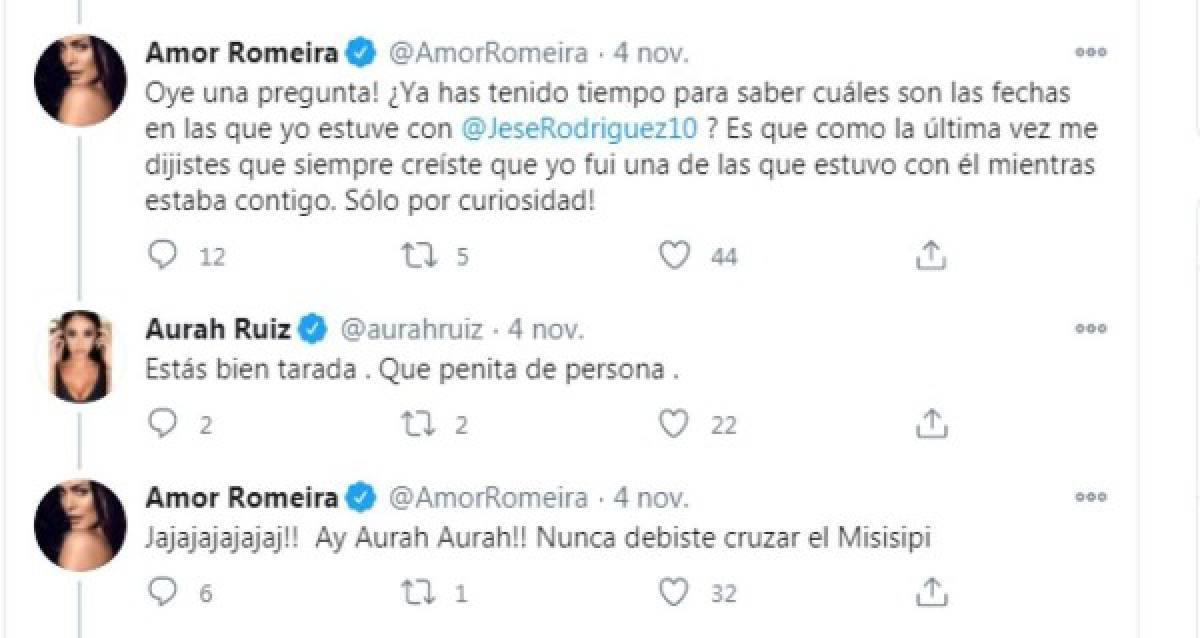 Escándalo: Acusan a Jesé de una nueva infidelidad a Aurah Ruiz y lo publican todo en Twitter