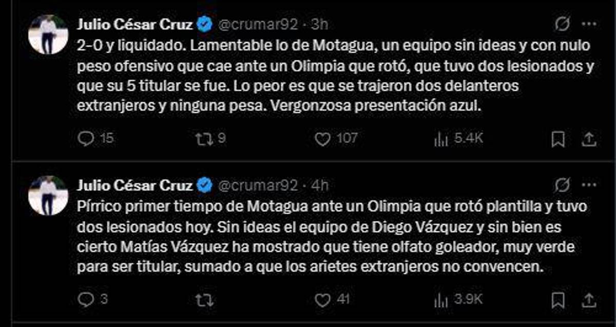 Olimpia se burla y señalan polémica picante tras derrota de Motagua: Vergonzosa presentación