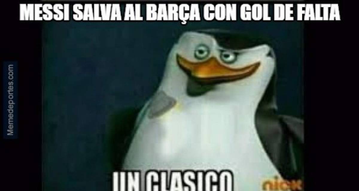 ¡Imperdibles! Por fin los memes están a a favor del Barcelona
