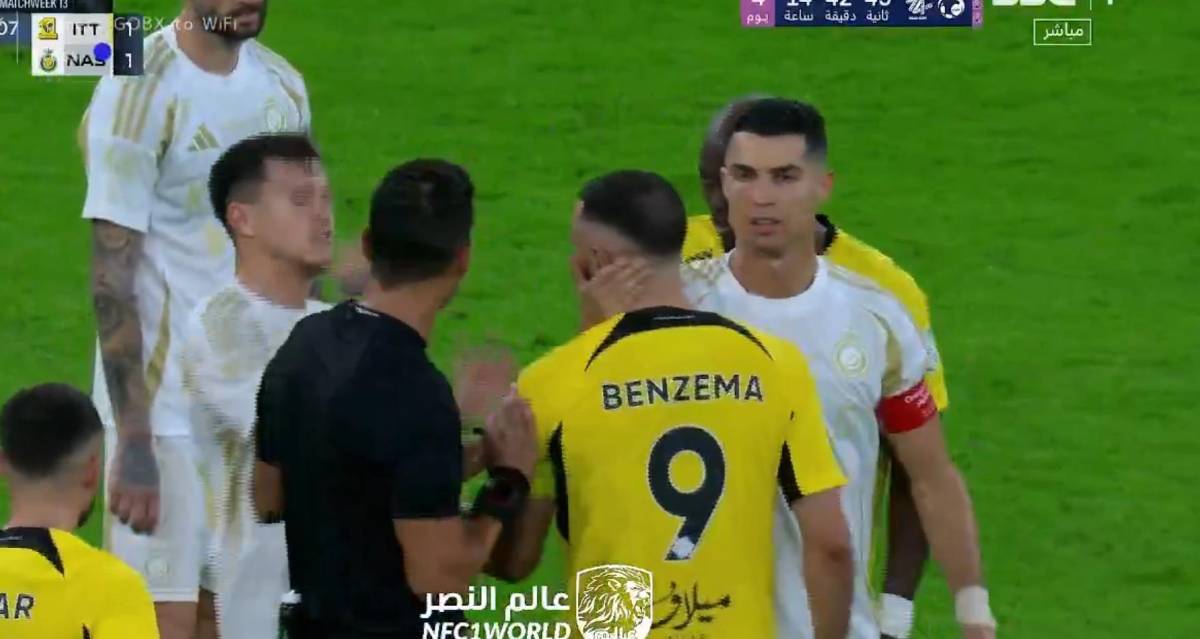 Cristiano Ronaldo recibe duro golpe de Benzema, la bronca de Karim con Otávio y lo que hizo CR7 para detenerlos