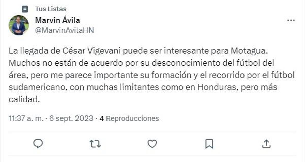 Así reaccionó la prensa al fichaje de César Vigevani como nuevo DT de Motagua; periodista de ESPN dice que el idóneo era otro