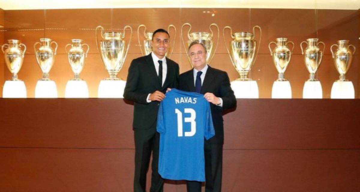 Keylor Navas, presentado en el Real Madrid: 'Pura vida y Hala Madrid'