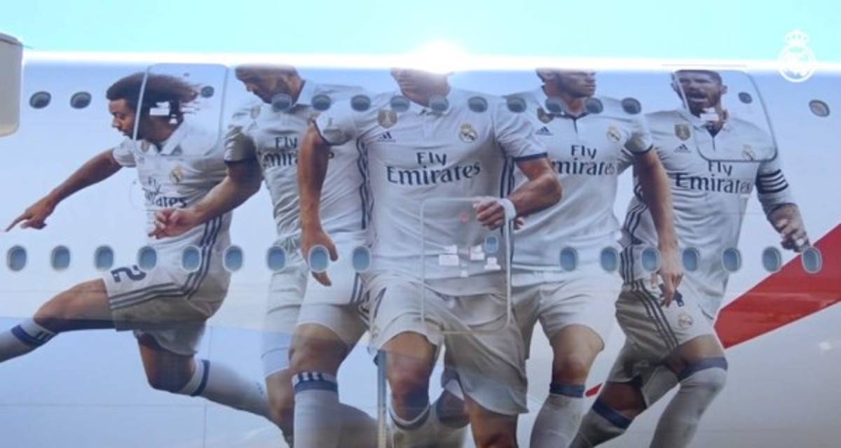 ¡ESPECTACULAR! Así es el nuevo avión del Real Madrid