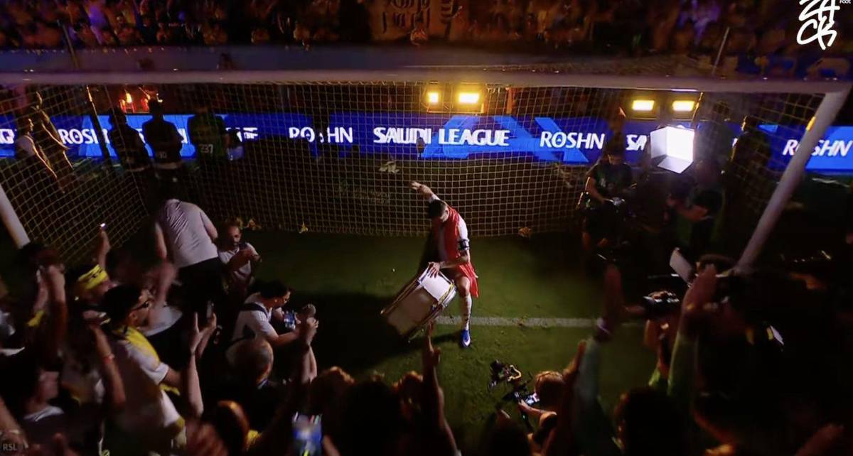 Cristiano Ronaldo se exhibió y lloró: así festejó CR7 su primer título en Arabia