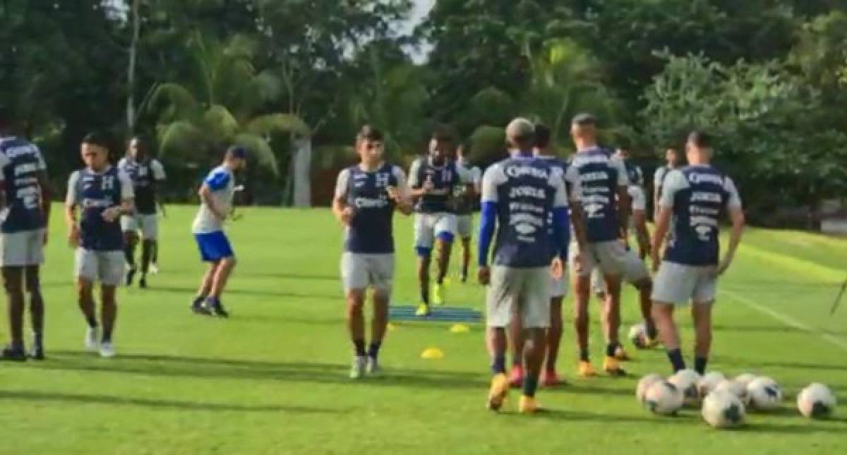 'Buba' y Menjivar se lucen, Benguché sonriente: Así fue el último entrenamiento de Honduras previo al Final Four