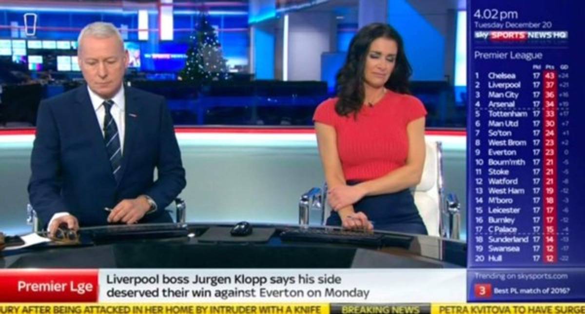 ¡ESCÁNDALO MUNDIAL! Acusan a sexy periodista de salir ebria en programa deportivo