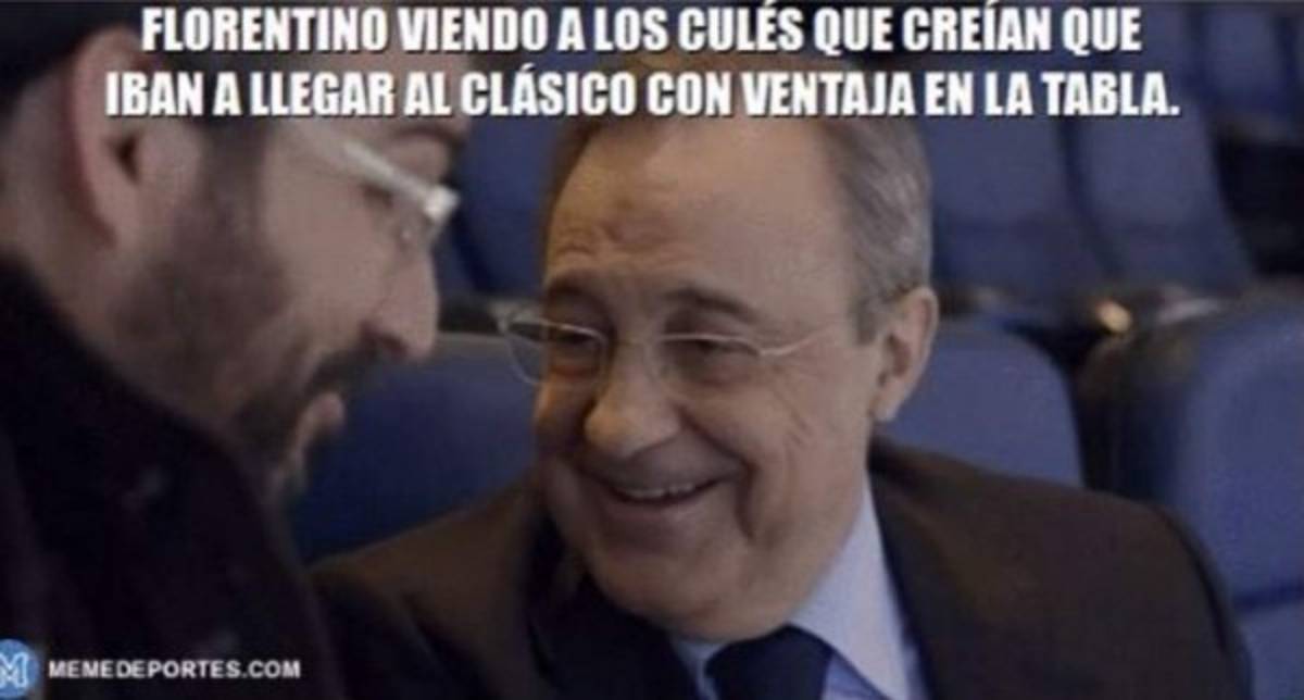 Zidane y Florentino Pérez, víctimas de los memes previo al Clásico Barcelona-Real Madrid