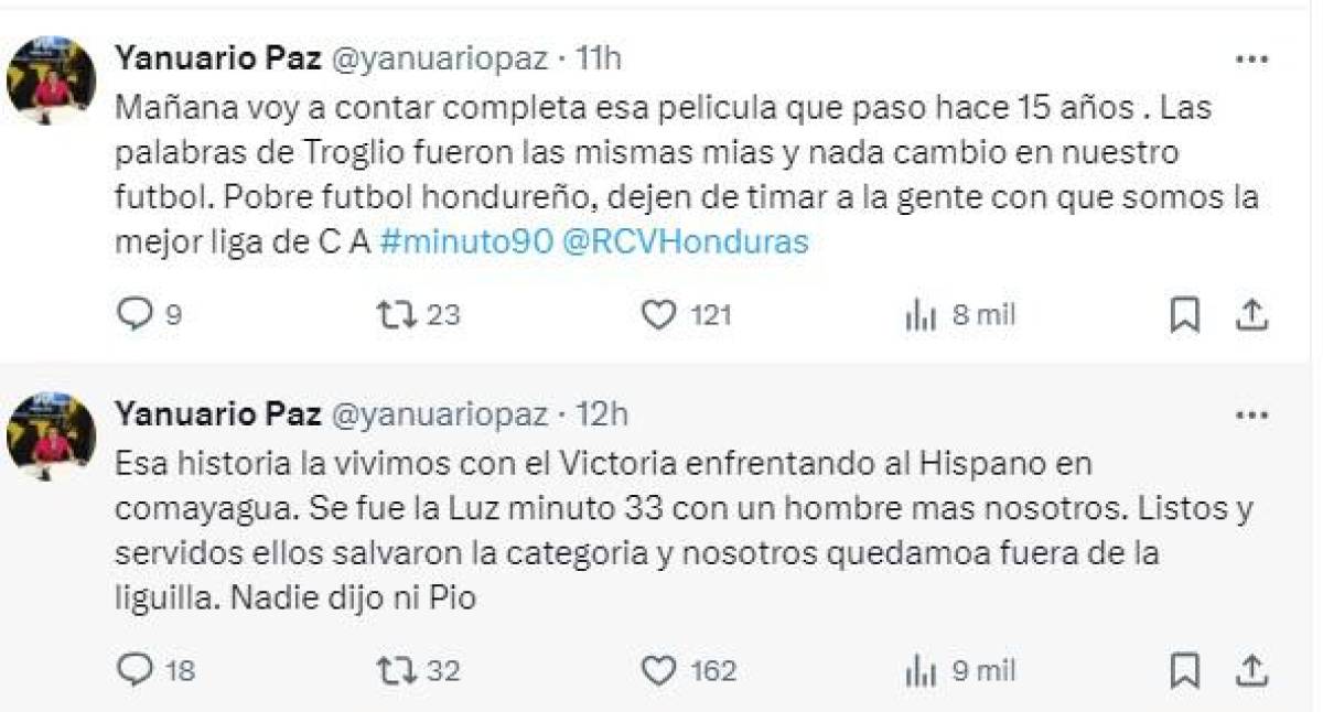Periodistas hondureños “explotan” tras lo ocurrido en el UPNFM-Olimpia en Choluteca: “Vergüenza” y “es un asco”