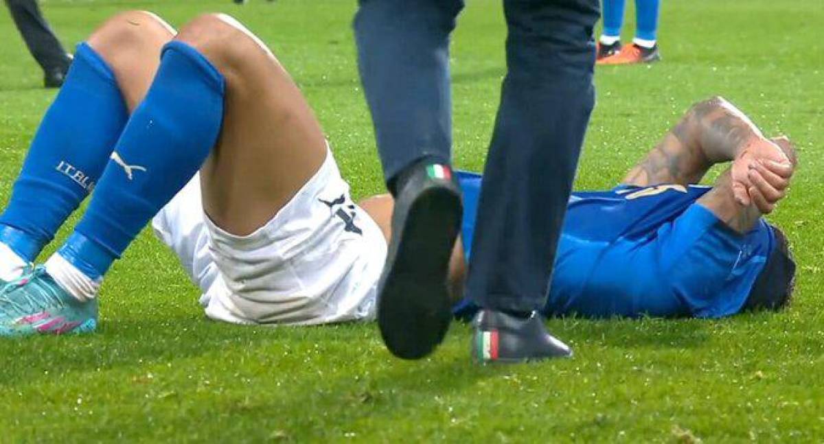 Desgarradores imágenes: Italia llora tras quedar fuera de su segundo Mundial al hilo al ser eliminado en repechaje a Qatar