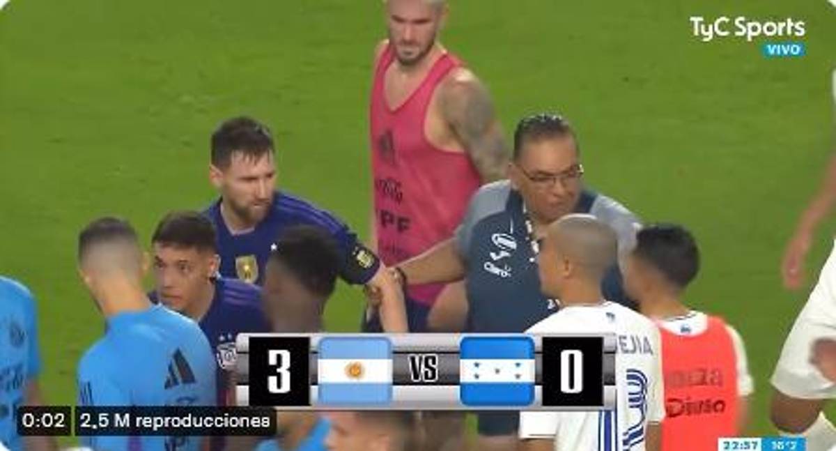 ¿Qué hizo Messi con la camiseta de la ‘H’? 15 cosas que pasaron en el amistoso Argentina - Honduras en Miami