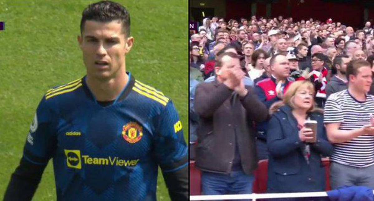 Así dedicó Cristiano Ronaldo el gol contra Arsenal a su hijo muerto, el tremendo homenaje y la desgarradora pancarta