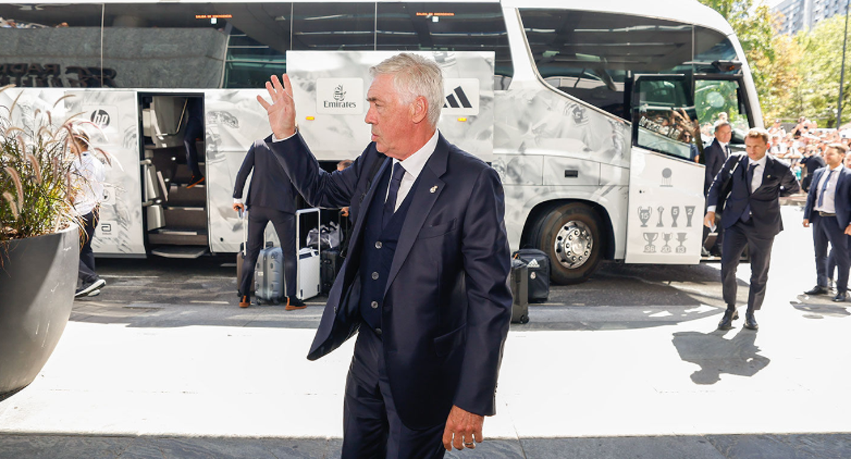 Mbappé desata la locura: así fue la llegada del Real Madrid a Varsovia para disputar el primer título de la temporada