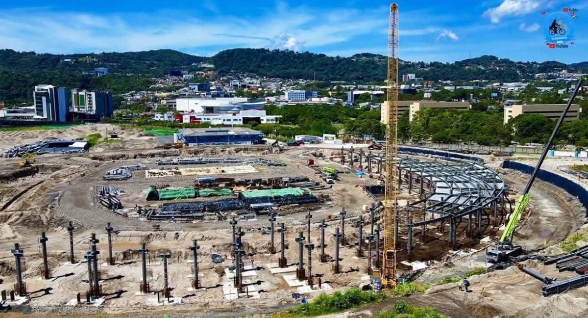 ¡Mega obra! Así avanza la construcción del estadio más grande que tendrá Centroamérica y uno de los más modernos en Latinoamérica