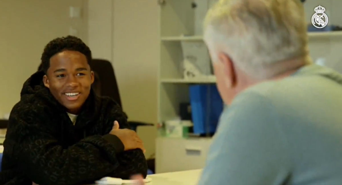 Real Madrid con una visita especial: Endrick conoció a sus nuevos compañeros y las palabras de Ancelotti