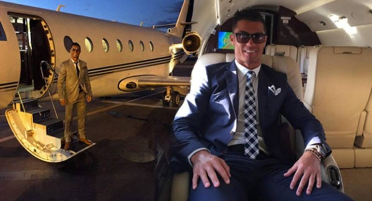 Los lujosos aviones de los deportistas por el mundo