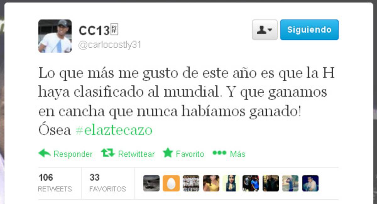 Carlo Costly: 'Lo que me gustó del año fue el Aztecazo”