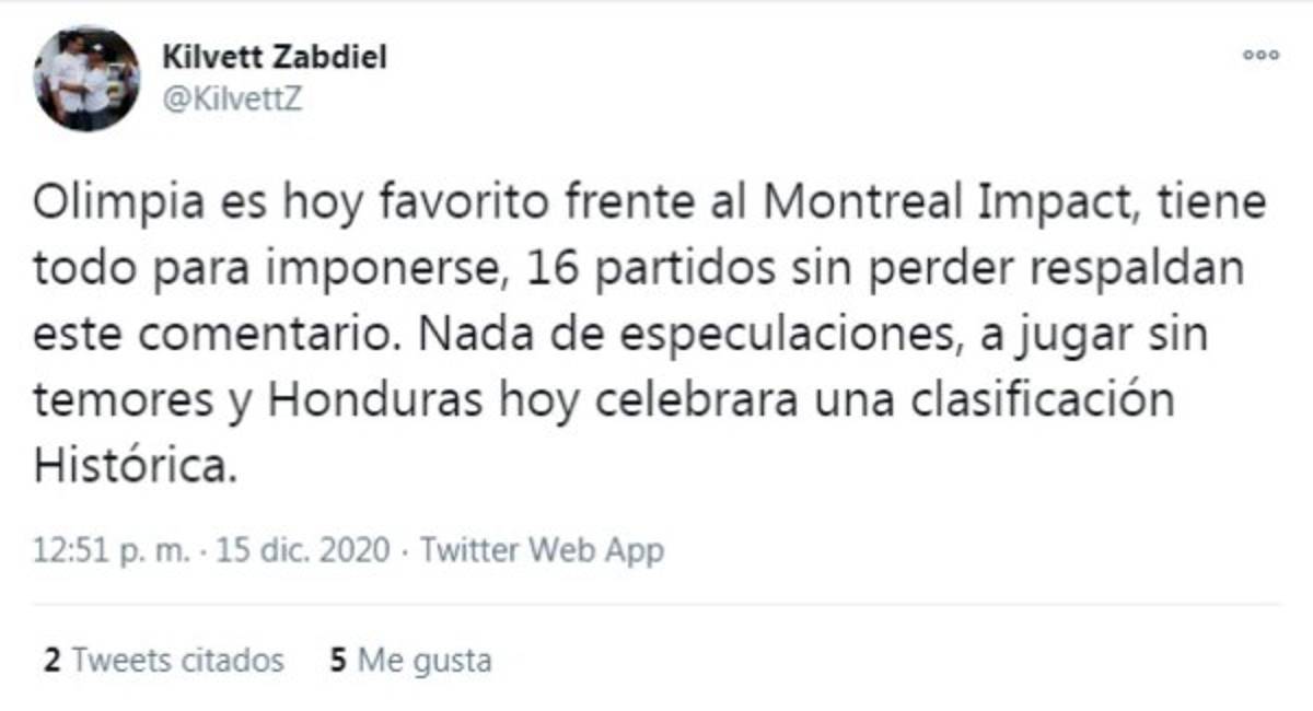 Los comentarios en redes por el Olimpia-Montreal Impact: 'Hoy, todos con el Olimpia”