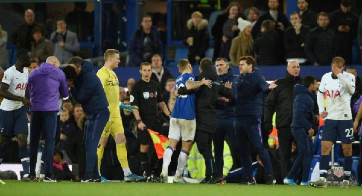 FOTOS: La reacción de los futbolistas del Everton y Tottenham al ver la horrible lesión de André Gomes