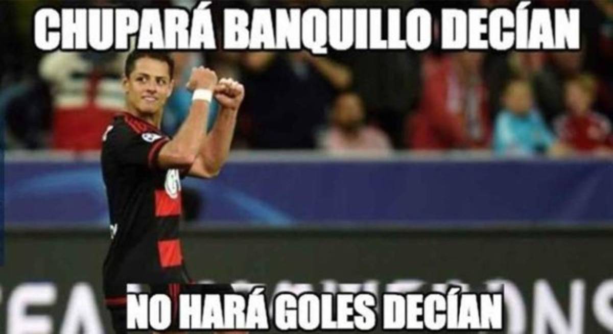 Los memes Chicharito Hernández goleador del Bayer Leverkusen