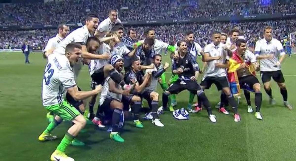 LO QUE NO SE VIO POR TV: El Real Madrid celebra y el Barcelona llora en el Camp Nou