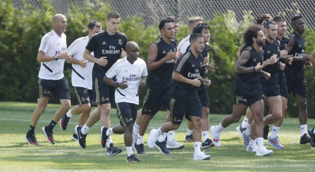 FOTOS: Así ha sido el primer entrenamiento de Hazard con el Real Madrid