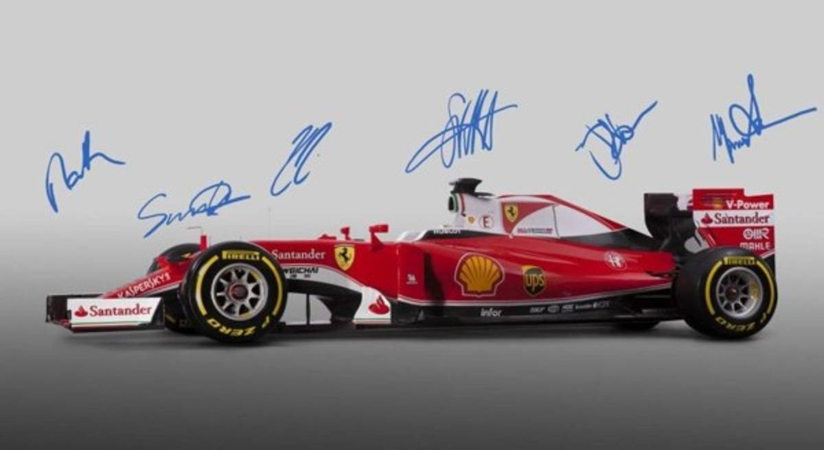 Así es el nuevo Ferrari de Sebastian Vettel para 2016