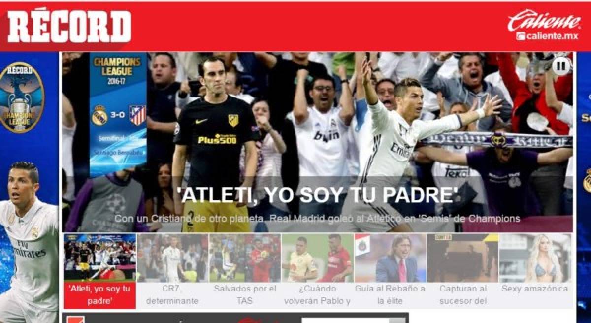 Lo que dice la prensa internacional sobre el gane del Real Madrid: 'Atleti, yo soy tu padre'