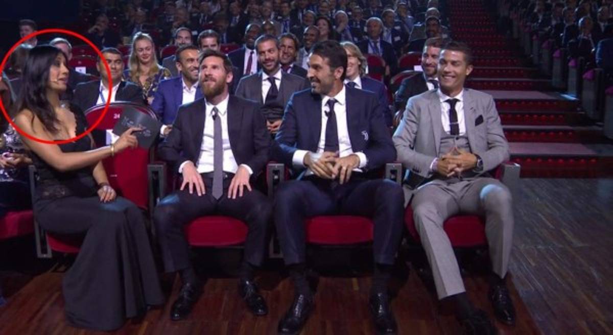 Las fotos más curiosas que dejó el sorteo de Champions con Messi y CR7 de protagonistas