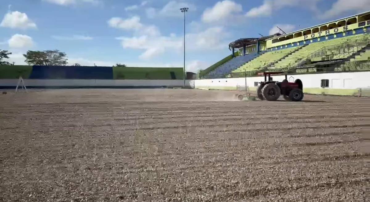 Fotos: así luce el estadio Juan Ramón Brevé Vargas luego de 3 meses de trabajos para remodelación del césped ¿Cuándo finaliza la obra?
