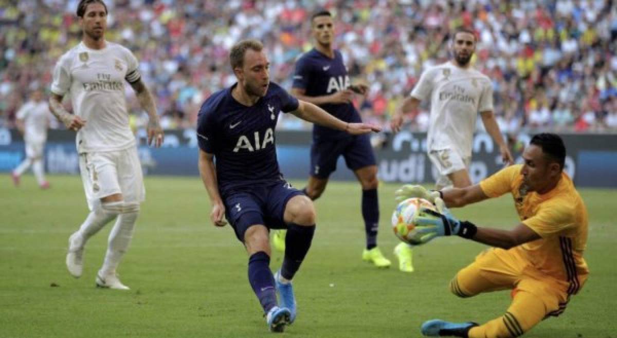 Fotos: Brutalidad de Keylor Navas en el Real Madrid-Tottenham disputado en Múnich