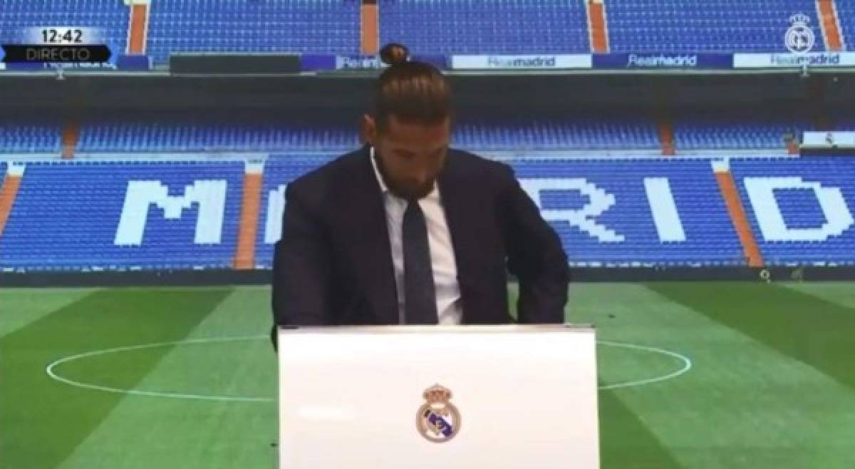 Tristeza y emoción: Con lágrimas incluidas, así fue el homenaje del Real Madrid a Sergio Ramos