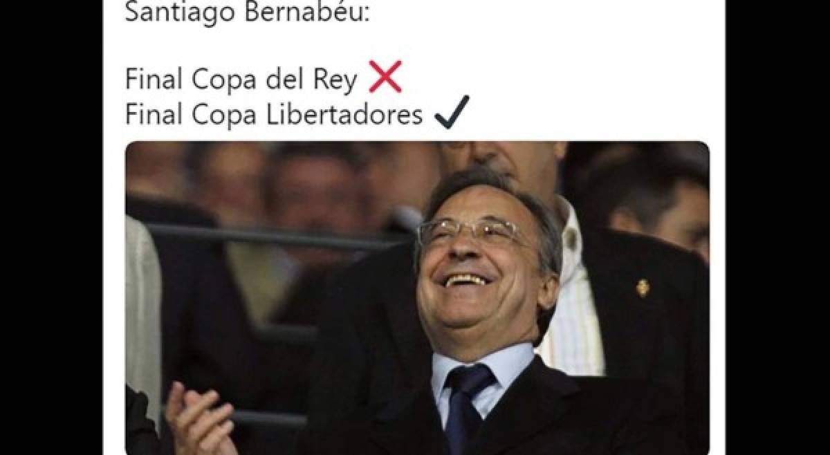 ¡Locura! Los memes no perdonan jugar la final de Libertadores en el Bernabéu