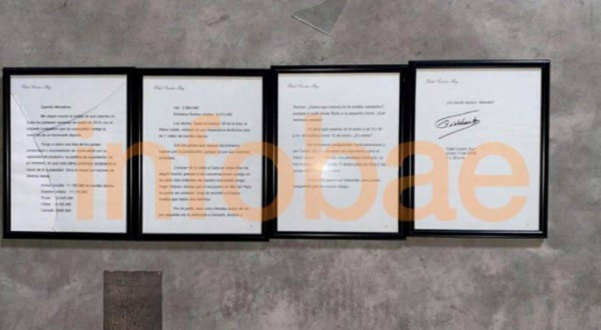 Salen a la luz los tesoros escondidos que dejó Maradona en un contenedor que llegó de Dubái