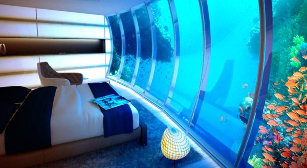 Los maravillosos caprichos en Dubai: Una cancha de Tenis bajo el agua