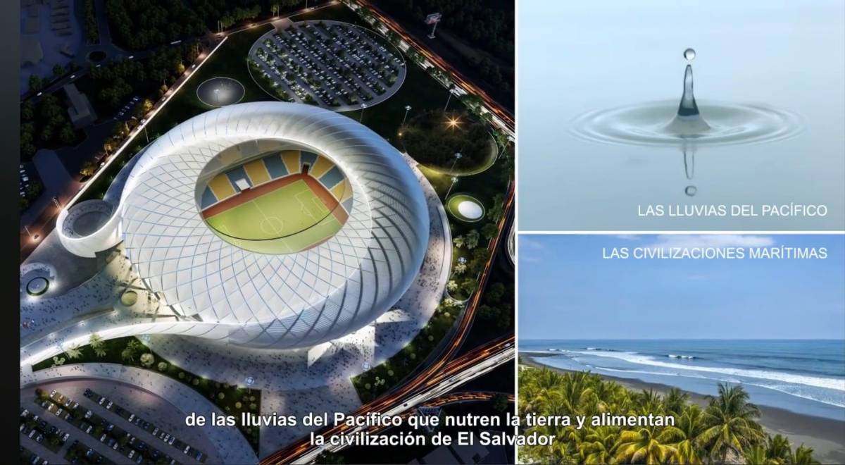 Nayib Bukele anuncia la construcción de un nuevo y lujoso estadio Nacional de El Salvador
