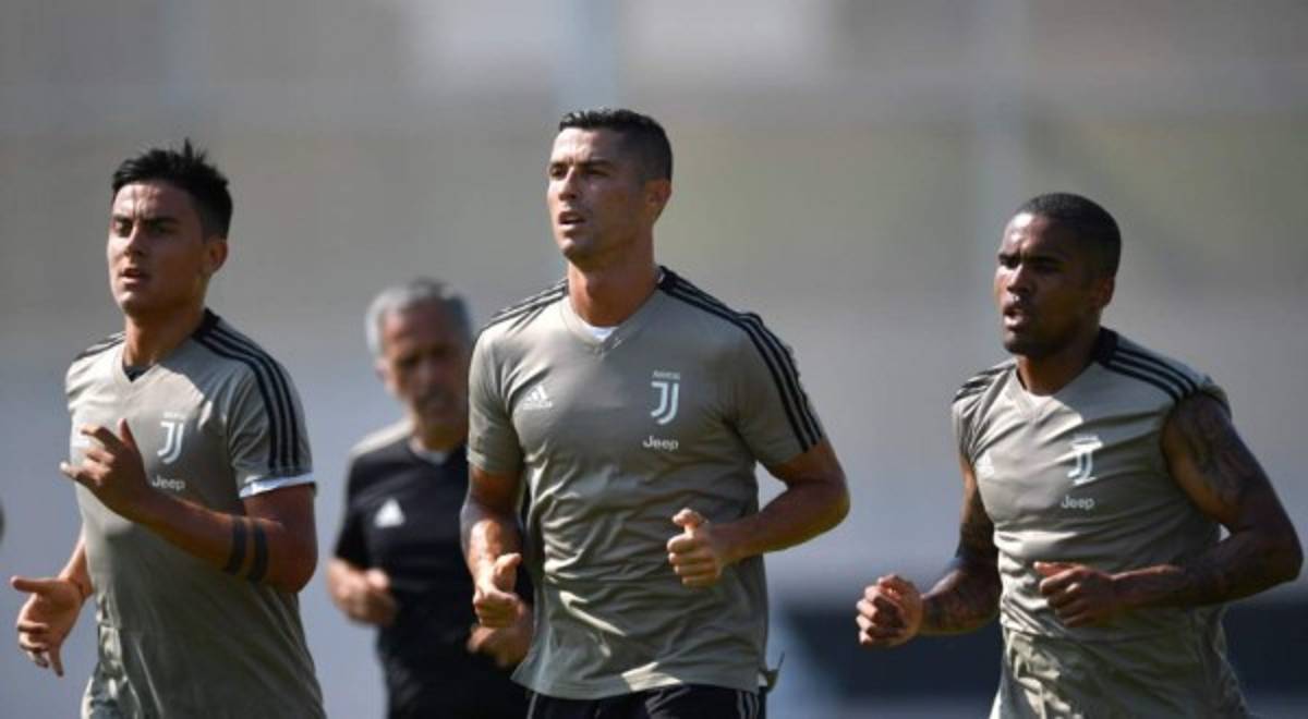 En fotos: El primer entrenamiento de Cristiano Ronaldo con la Juventus