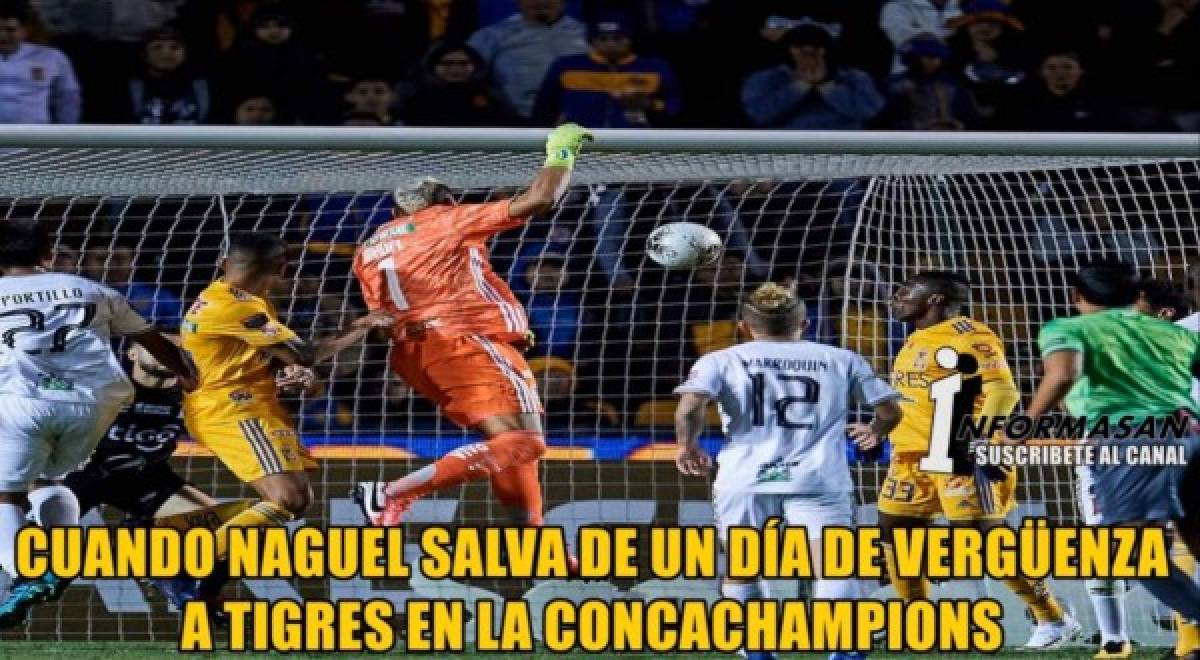 América, Tigres y Nahuel Guzmán, víctimas favoritas de los memes en la Concachampions