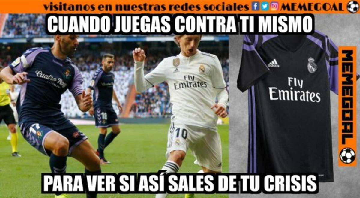 Los memes del sufrido triunfo del Real Madrid ante el Valladolid