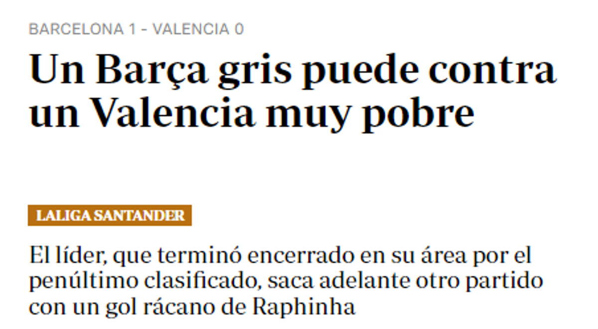 Así amanece la prensa española tras el polémico triunfo del Barcelona: “Robo, VARgüenza, el árbitro no quiso pitar un penal clarísimo”