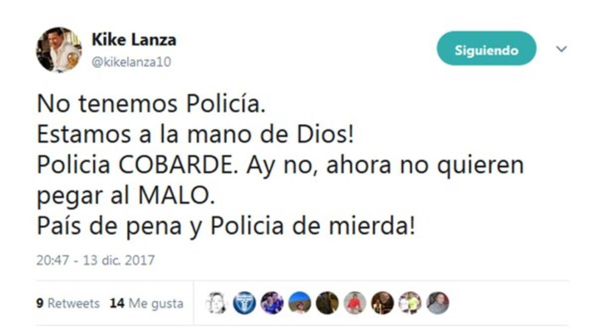 Periodistas y gente del deporte, lanzan duras críticas tras el suceso del Morazán