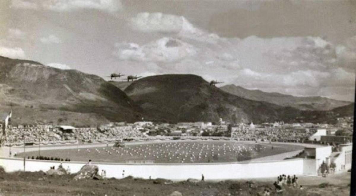 Las fotos inéditas de la última gran remodelación en el Estadio Nacional de Tegucigalpa