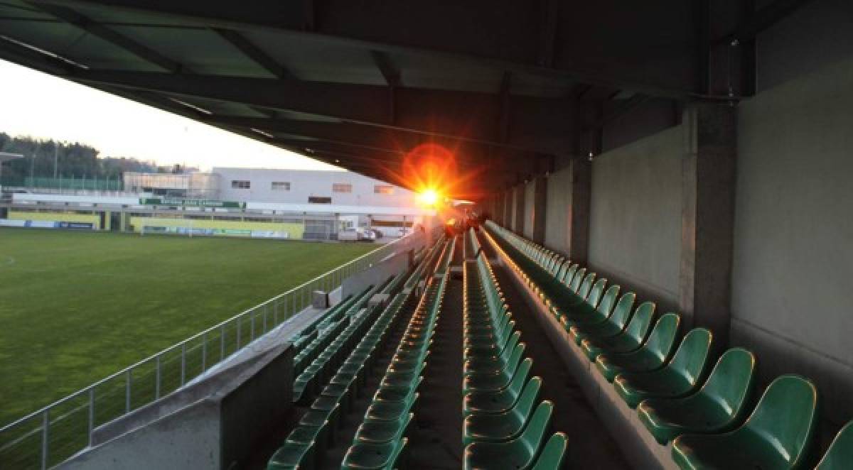 El pequeño y humilde estadio donde jugarán Rubilio Castillo y Jonathan Rubio en Tondela