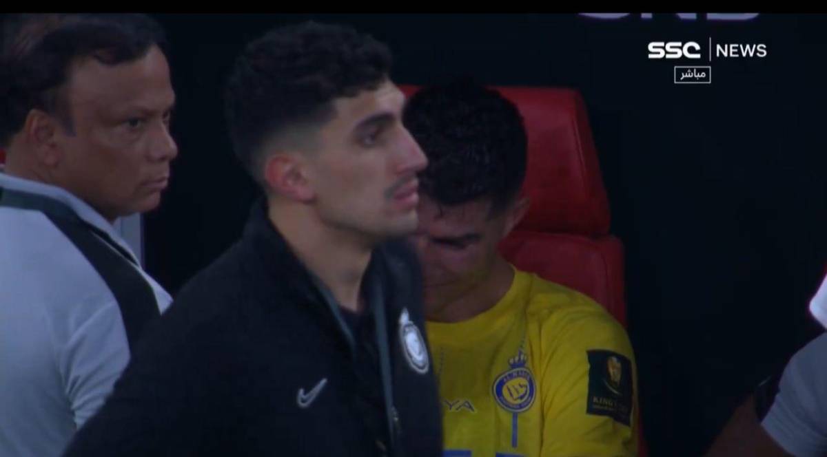 El tremendo llanto de Cristiano, el jugador que fue regañado por Ronaldo y el gesto del luso tras perder la final con Al Nassr