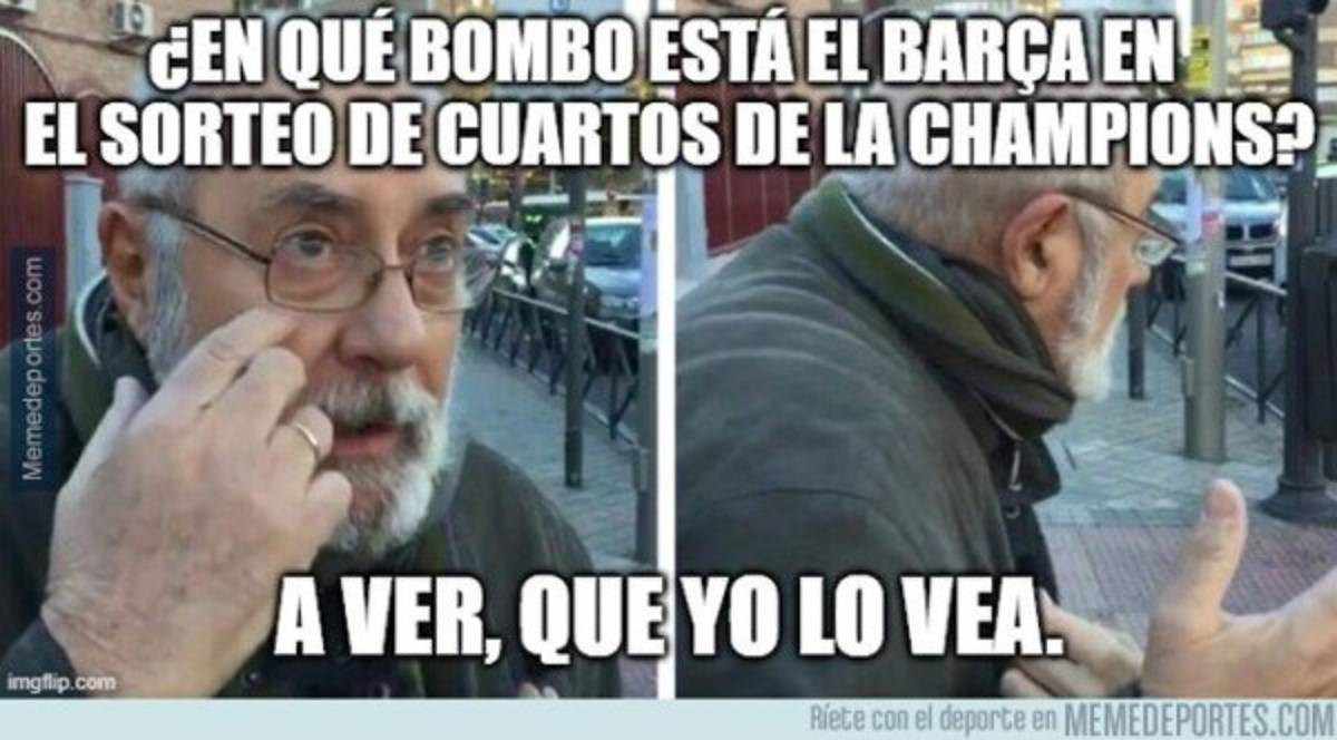 Los memes hacen pedazos al Barcelona tras el sorteo de cuartos de Champions, Real Madrid tampoco se salva
