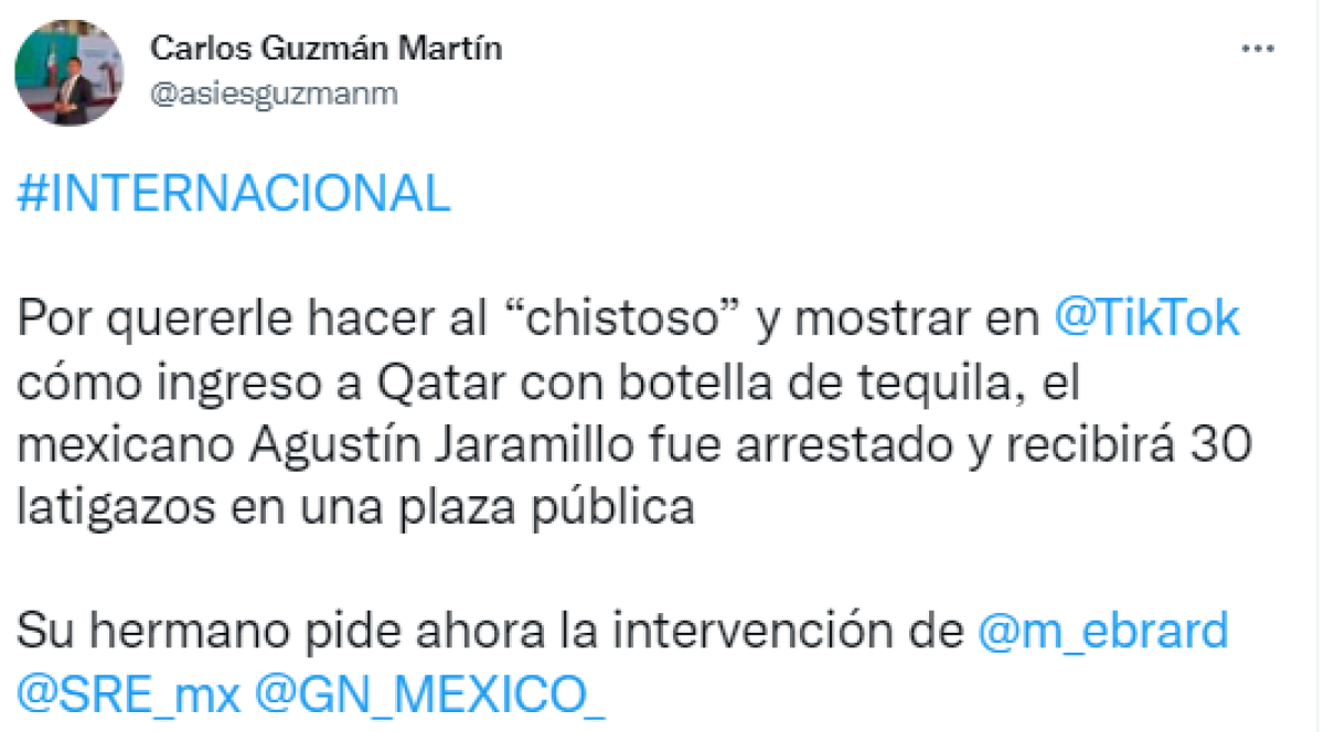 ¿30 latigazos? Toda la verdad sobre el aficionado mexicano que sería castigado en Qatar por ingresar bebidas alcohólicas